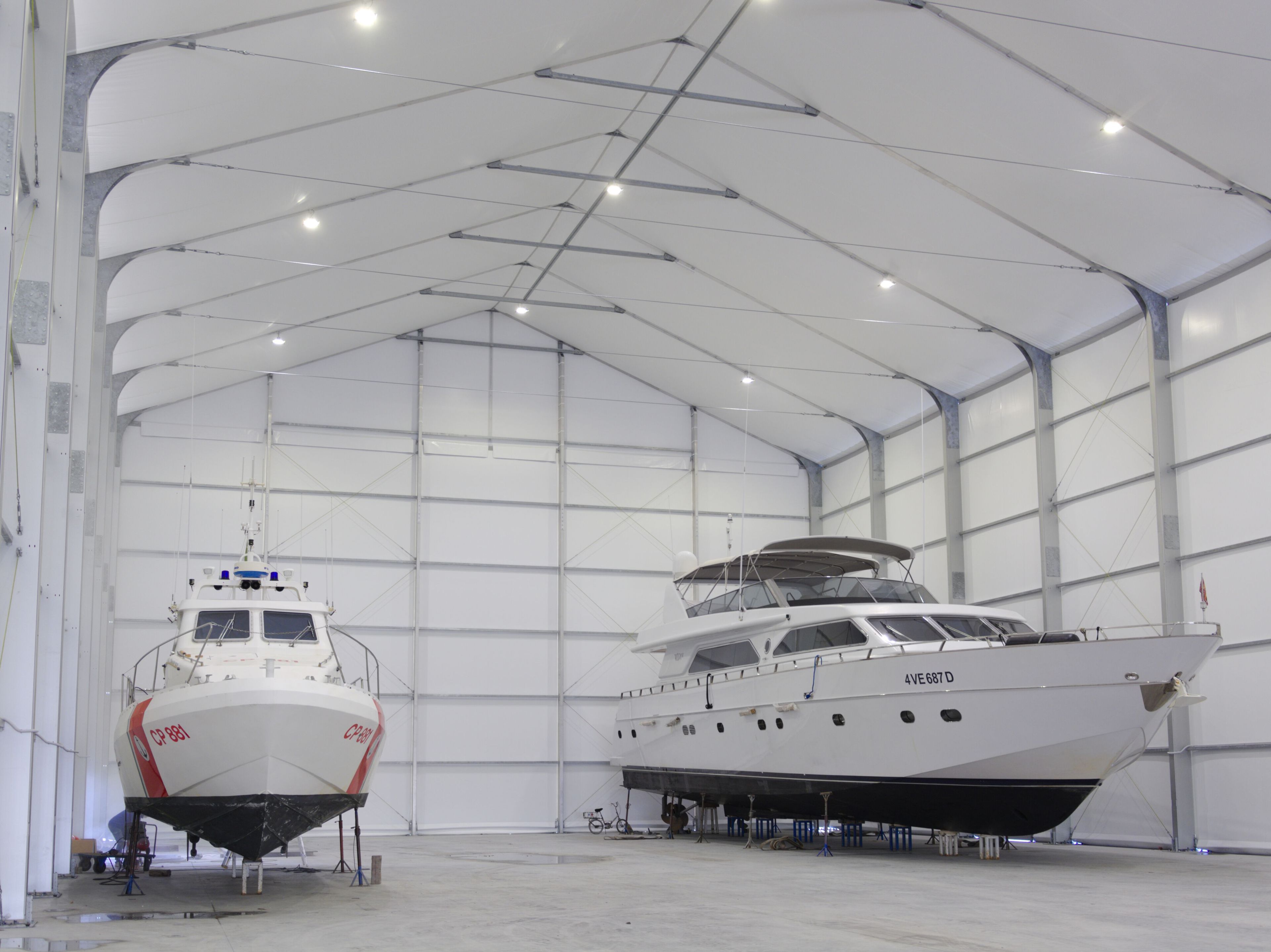 Крышки для морских доков Cover Technology HANGAR PER CANTIERI NAVALI ARCH-00061789 - Вид №2