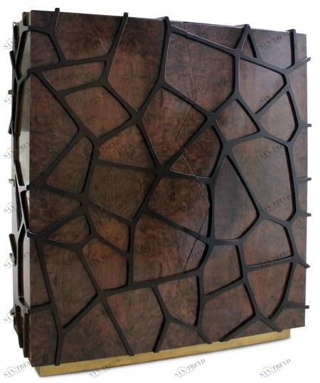 BRABBU Буфет из лакированного ореха с распашными дверцами sun-id-1348360