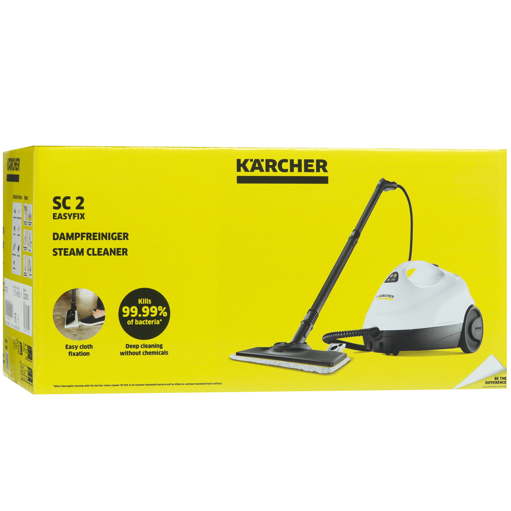 9067398 Пароочиститель Karcher SC 2 EasyFix белый STDN-0140862 - Вид №14
