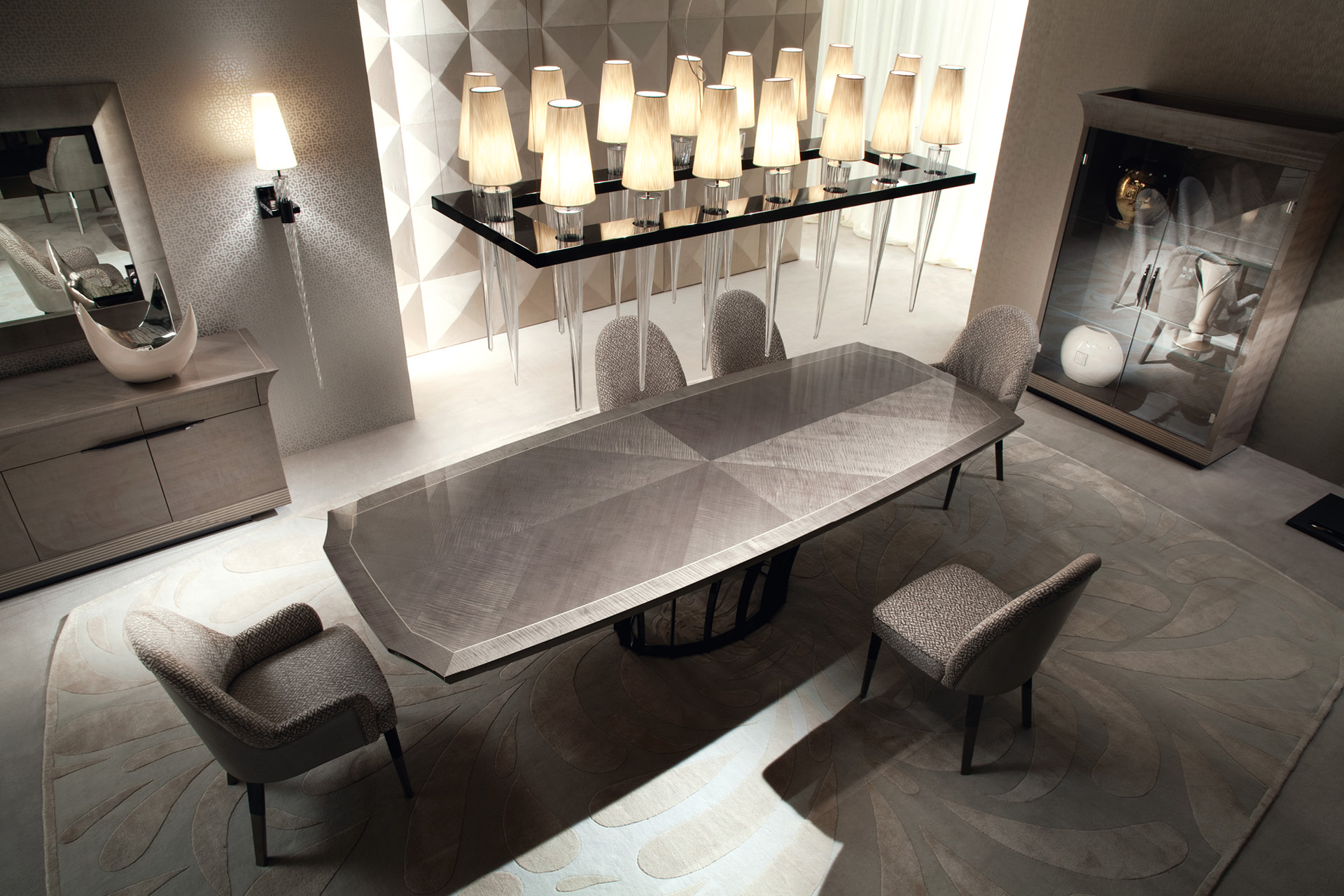 6800 Alchemy прямоугольный стол в форме лодки - giorgio collection - Вид №2