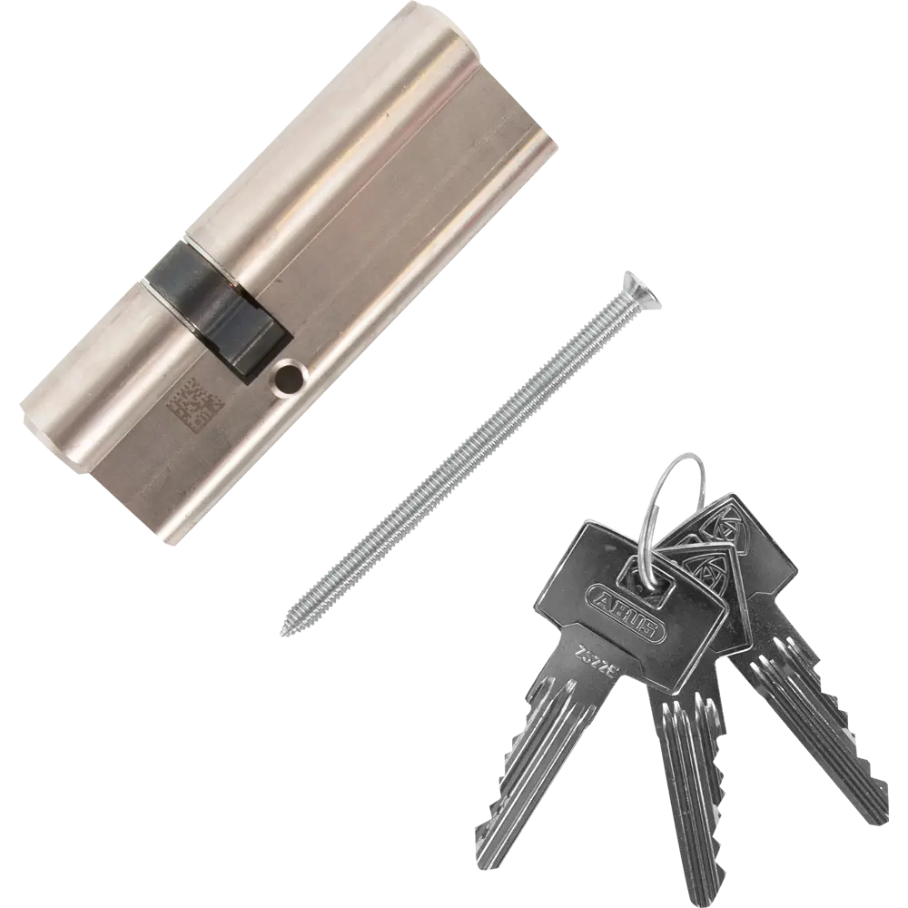 Цилиндр Abus Standard, 40х45 мм, ключ/ключ, цвет никель 82276497 STLM-2039369 Standard S5+ - Вид №1