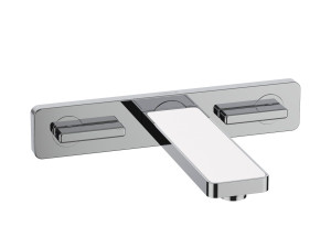 Настенный смеситель для раковины с 3 отверстиями без слива