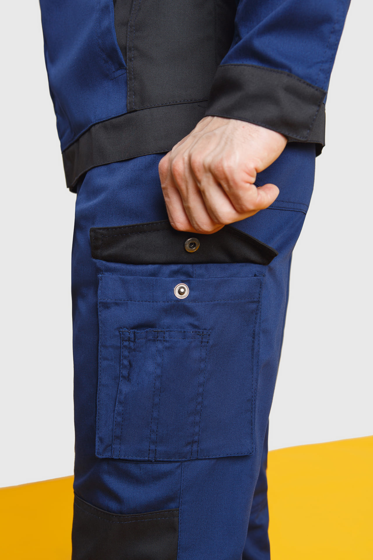 64618 Костюм  NEW 2 темно-синий с черным STATUS  Летняя спецодежда  размер 48-50/170-176  - Вид №16