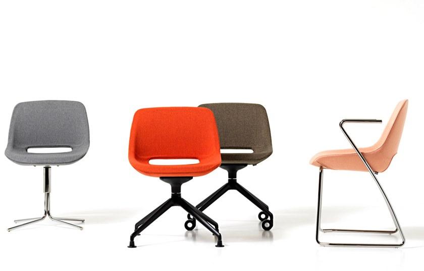 Diemme Стул с обивкой из ткани с 4 спицами Clea sun-id-1416395 - Вид №3