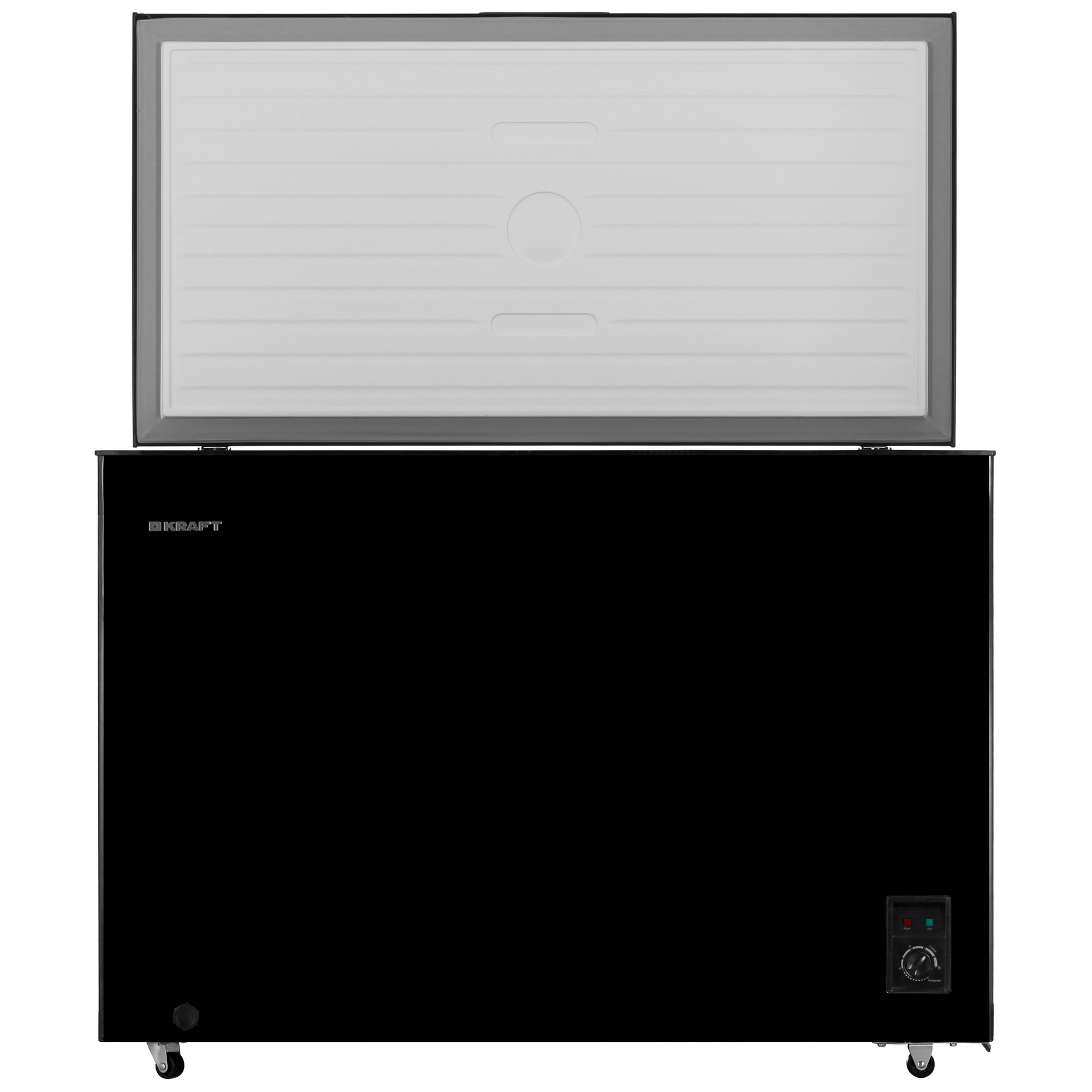 9197565 Морозильный ларь KRAFT BD (W)-340BRX черный STDN-0044783 - Вид №1