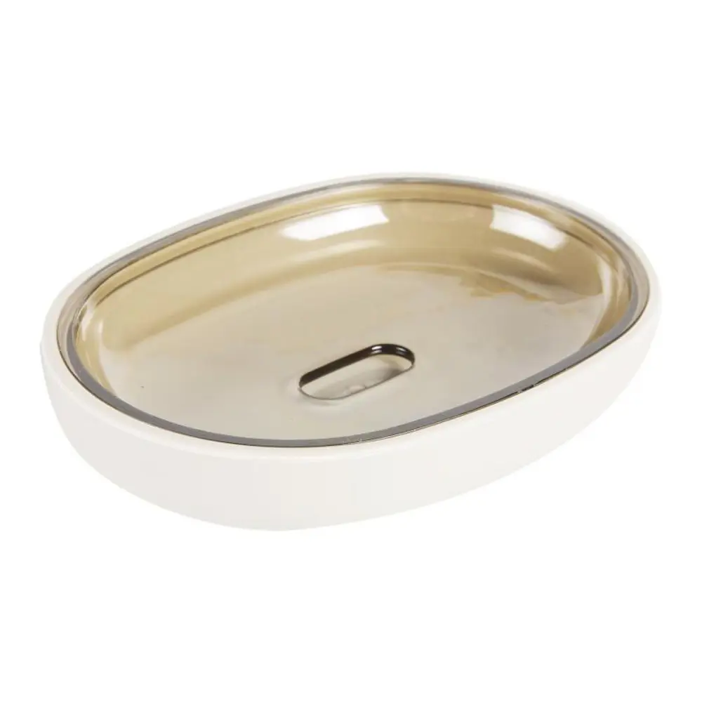 Мыльница настольная Vidage «Parma» пластик цвет бежевый STLM-2074478