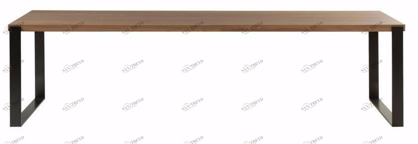 Roche Bobois Прямоугольный деревянный обеденный стол sun-id-1434227