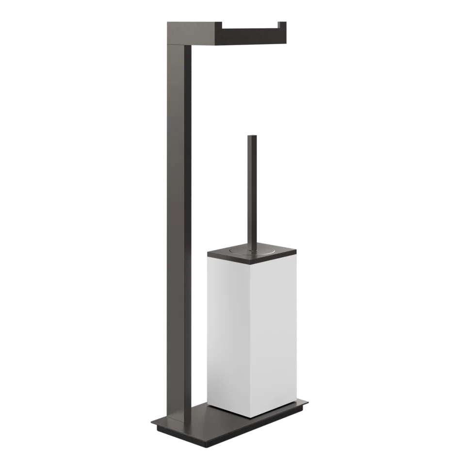 Держатель щетки-держатель рулона бумаги 20933 707 Gessi Inverso ЧЕРНЫЙ МЕТАЛЛ BR. PVD 20933707