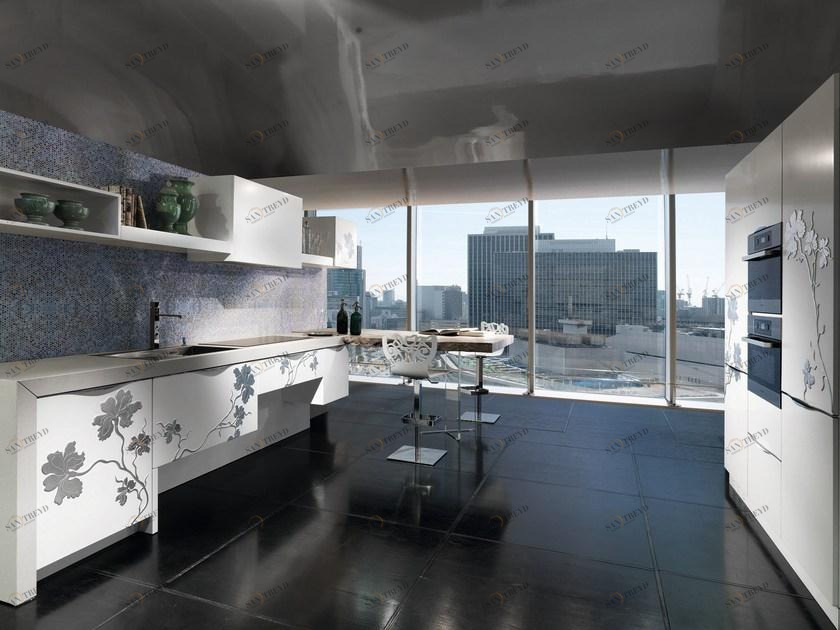 Bizzotto Кухня на заказ с полуостровом Iris sun-id-1378791