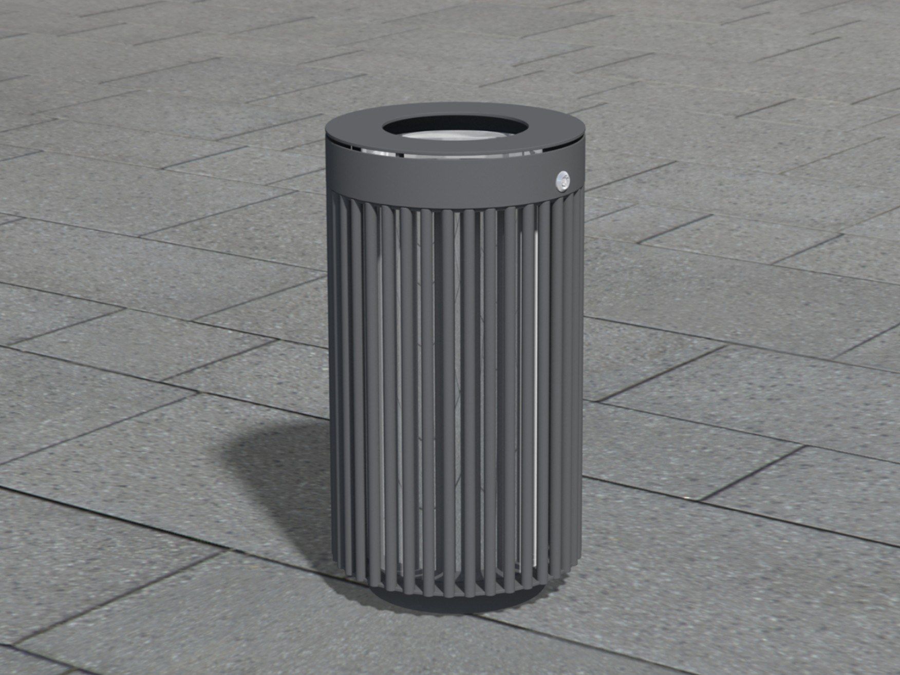 Нержавеющая сталь открытый мусорный бак BENKERT BANKE мусорное ведро ARCH-00067825 - Вид №1