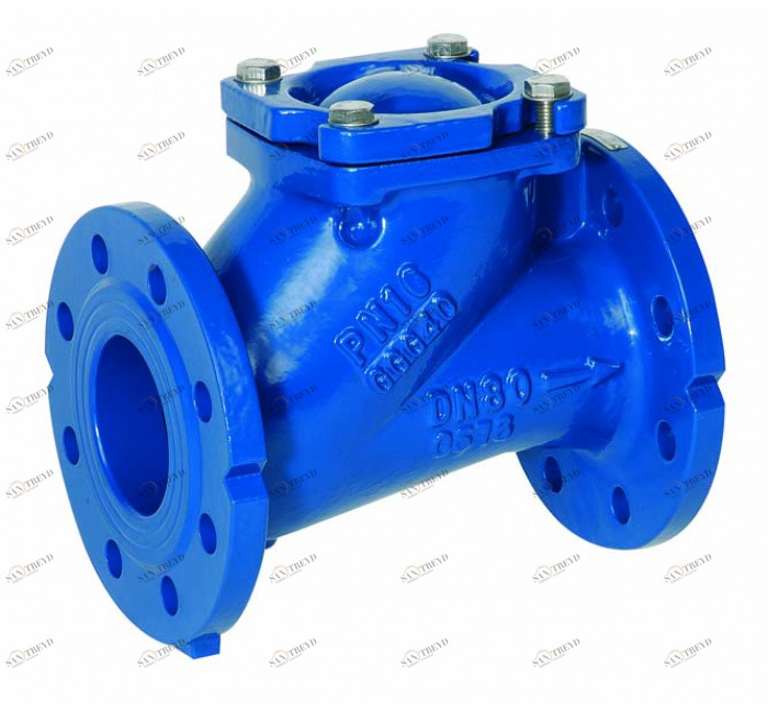 GENEBRE 2453 09 Обратный клапан с шаровым фланцем DIN PN 16 