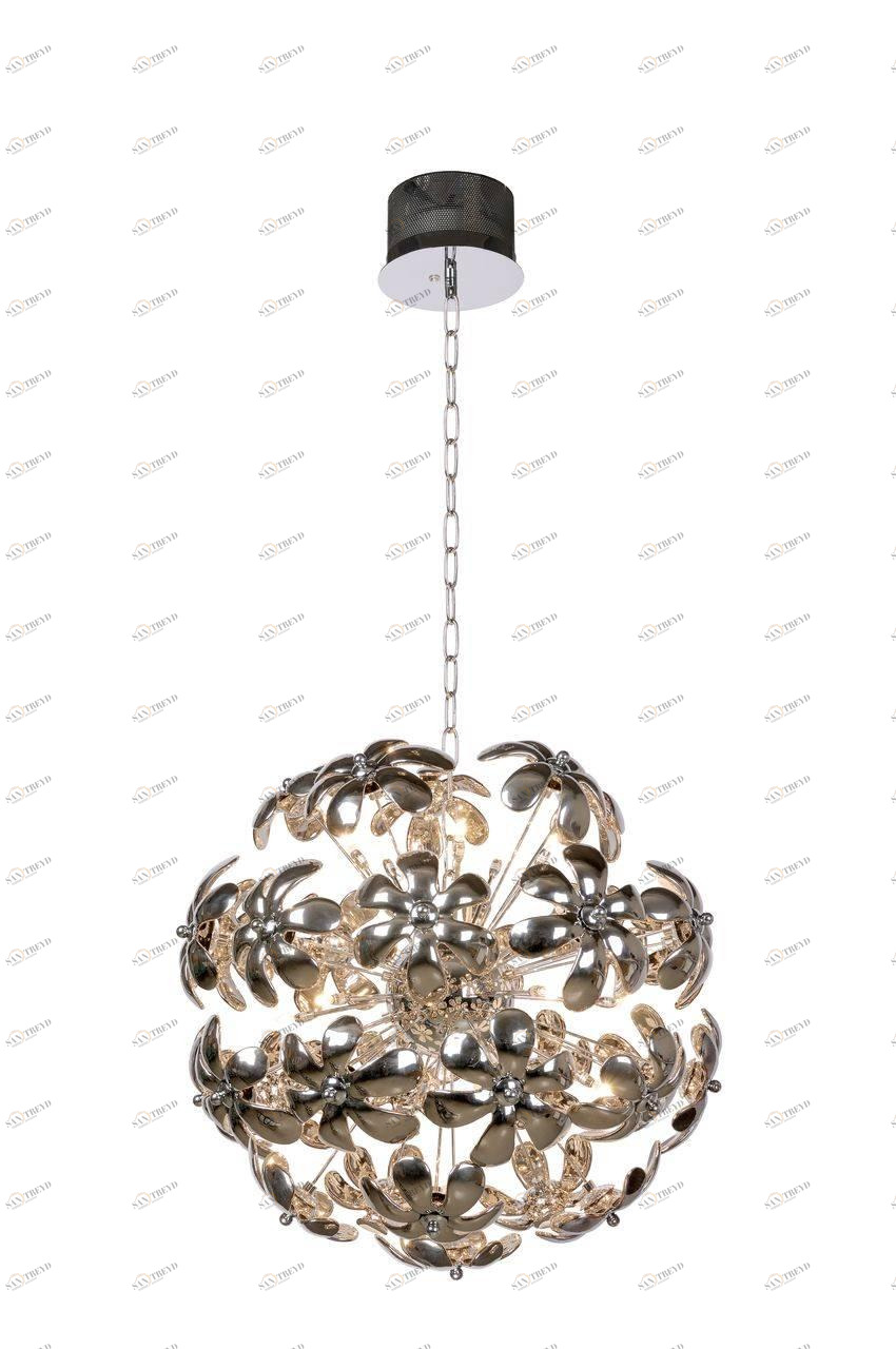 Подвесная люстра Lucide Lys 33402/20/11 хром LUCIDE ДИЗАЙНЕРСКИЕ, LYS, ШАР 074791 Хром 