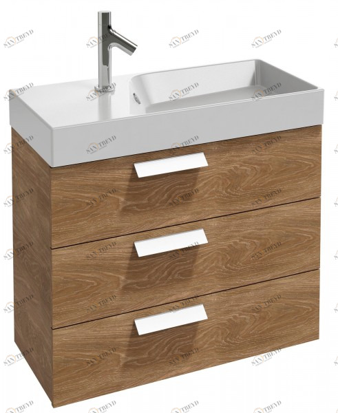 EB1308-N29 Мебель под раковину-столешницу 80 см, 3 выдвижных ящика Jacobdelafon RYTHMIK Santreyd