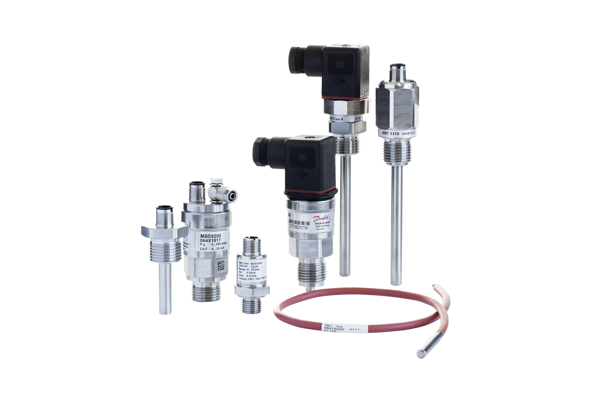 Danfoss MBT5250 — термопреобразователи сопротивления платиновые со сменным чувствительным элементом MBT 5250 Термопреобразователь сопрот-ия 084Z8010  - Вид №8