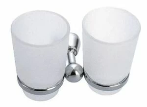 Двойной держатель стакана Novaservis Metalia 3 6357.0 хром