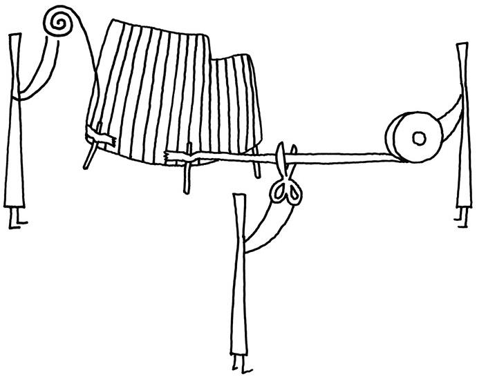 Minotti 3-х местный тканевый садовый диван Tape cord outdoor sun-id-1380104 - Вид №3