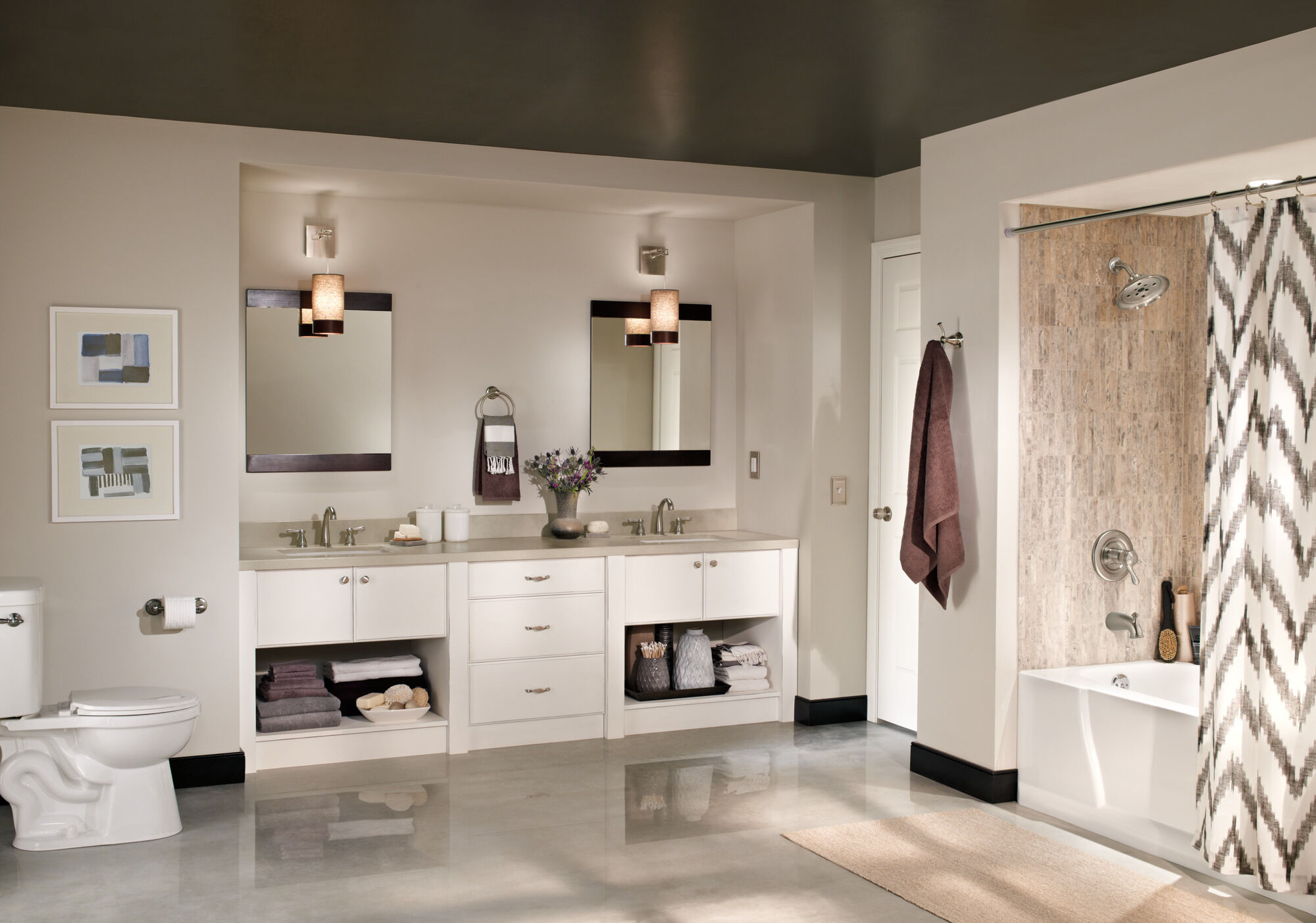 79760-SS Традиционный рычаг танка Delta Faucet Cassidy Нержавеющая сталь  - Вид №3