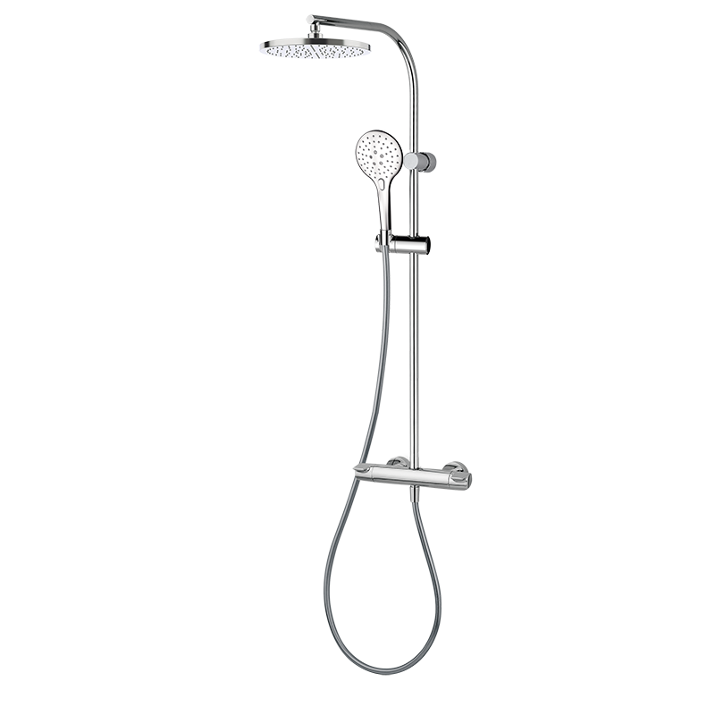 50425500 BASIC Душ термостатический с колонкой Хром GRB MIXERS 