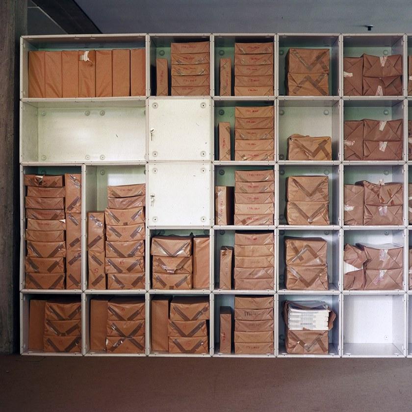 Martinelli Luce Модульный офисный книжный шкаф из алюминия  Box/  - Вид №4