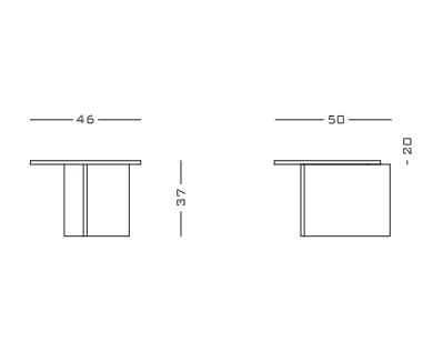Secolo Origin Приставной столик из мрамора Premium  - Вид №4