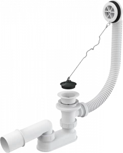 Сифон для ванны, белый