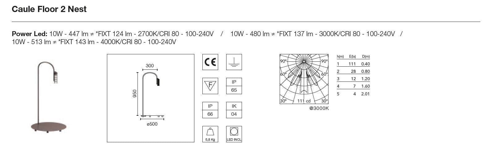 Напольная лампа из нержавеющей стали Flos Outdoor Collection-пол ARCH-00048768 - Вид №6