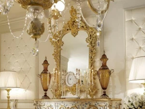 Andrea Fanfani Настенное зеркало сусальным золотом Opera 1123