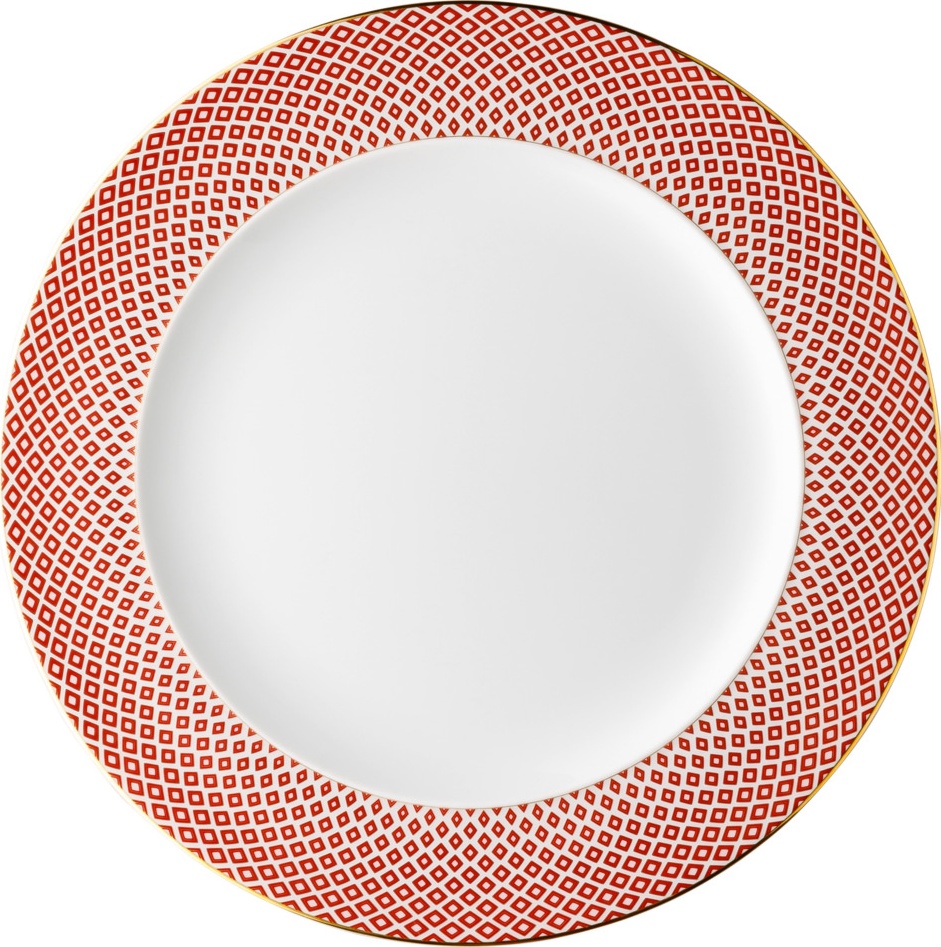 10640617 Rosenthal Тарелка обеденная Rosenthal Францис Карро Руж 27см, фарфор Фарфор 