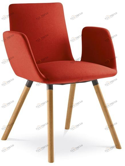 LD Seating Стул для конференций из ткани с подлокотниками Harmony modern 870-d