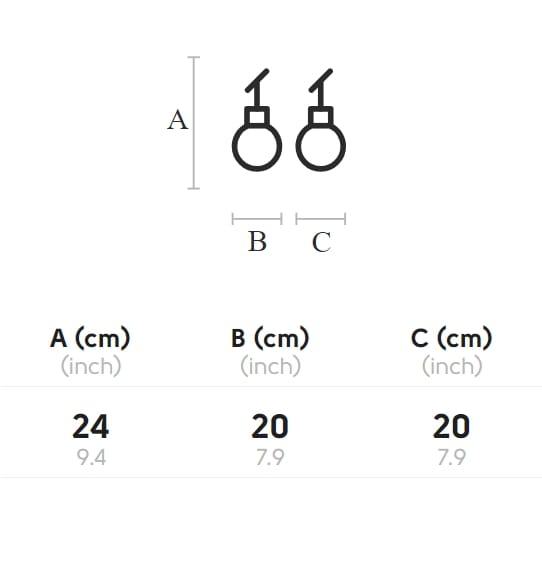 Подвесной светильник с кожаным держателем Midj кружка ARCH-00151084 - Вид №3