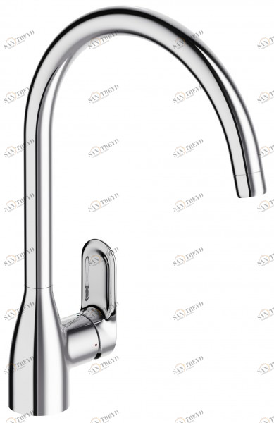 E99477-CP Смеситель для кухни, донный клапан Jacobdelafon KUMIN Santreyd