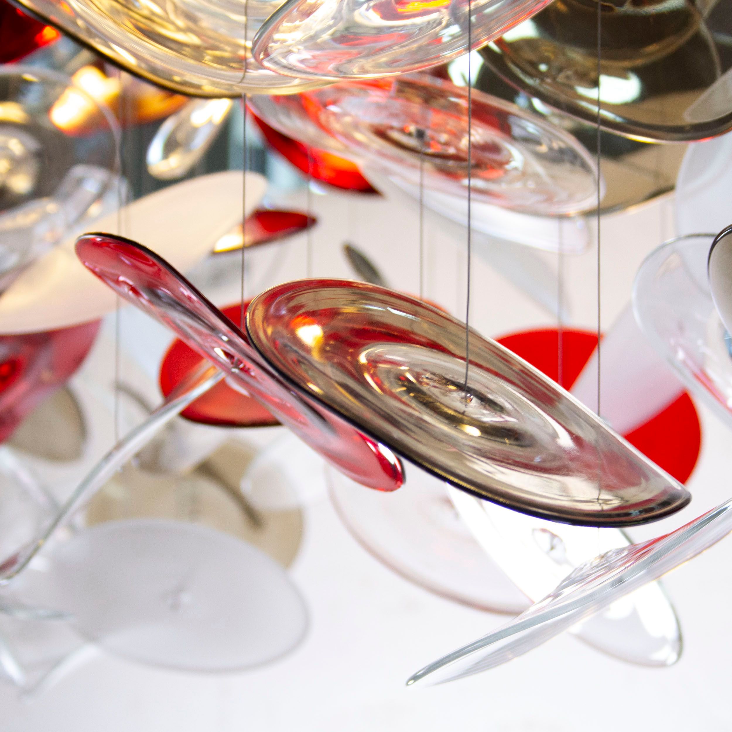 Подвесной светильник ручной работы из муранского стекла MULTIFORME Hydiscus ARCH-00007186