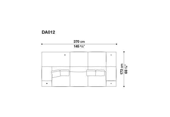 Кожаный диван B&B Italia док ARCH-00130675 - Вид №11