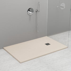 705965 Душевой поддон из минерального литья КРЕМОВЫЙ МАТОВЫЙ в комплекте с сифоном, Kerasan DOCCIA Италия