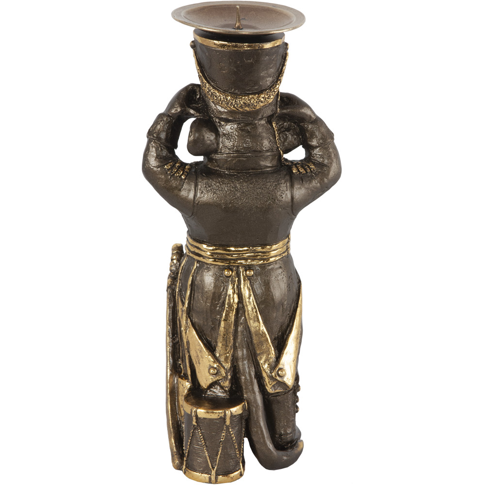 22649 Подсвечник Бравый гусар Бронза BOGACHO 4627174555400 - Вид №5