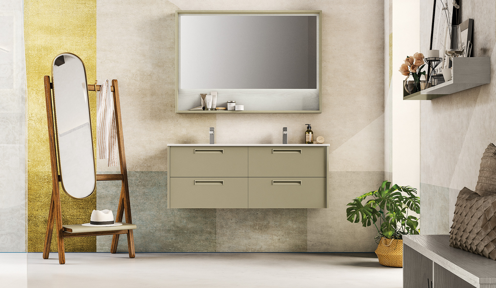 Kami 18 – 12 Mastella  Kami  Комплект мебели для ванной - Вид №1