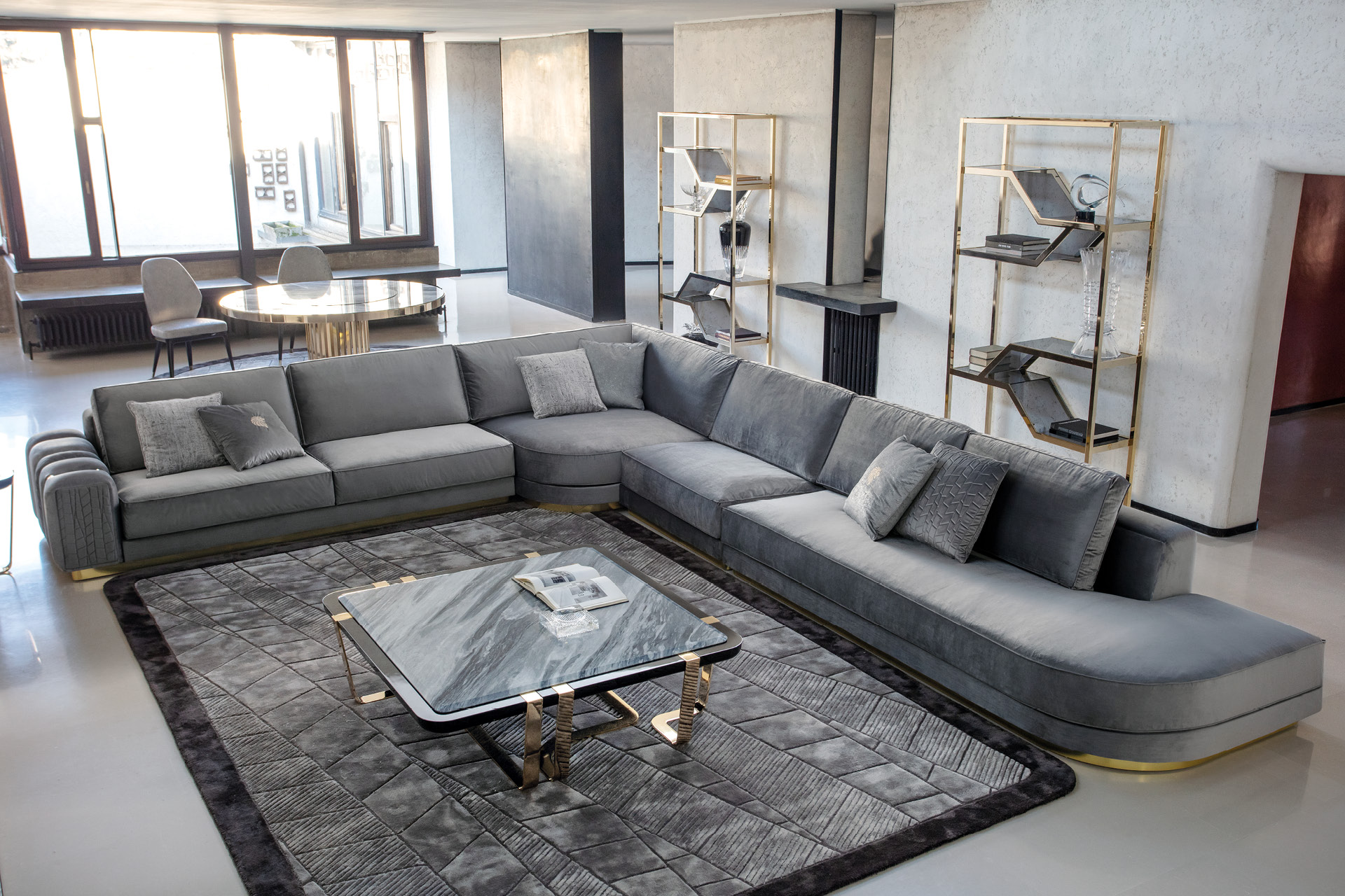 2894 Charisma двухсторонний стеллаж - giorgio collection - Вид №6