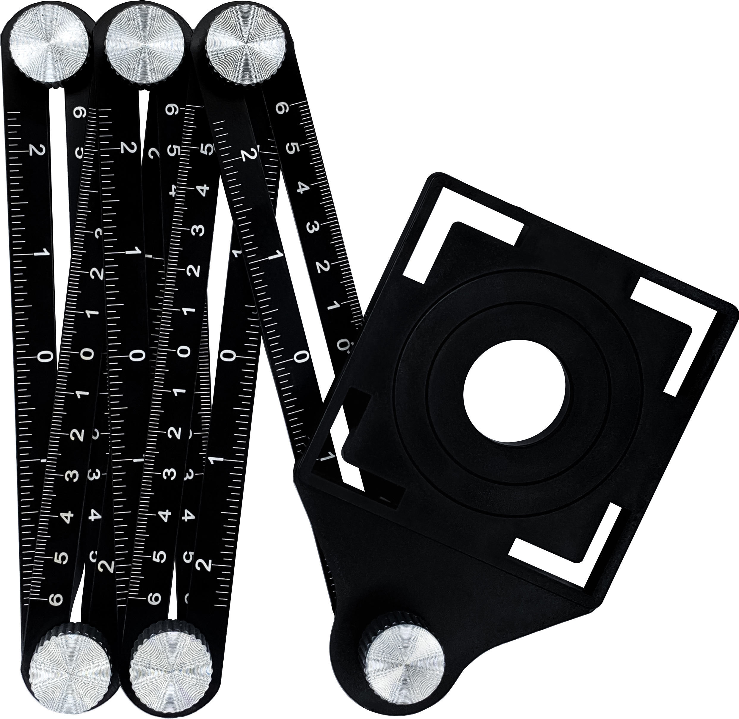 85094039 Линейка-шаблон для переноса отверстий 180 мм STLM-0058681 VERTEXTOOLS  - Вид №1