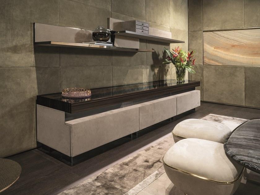 Longhi Модульный буфет из кожи с ящиками Loveluxe 2018 – illusion collection Y 778 - Вид №1