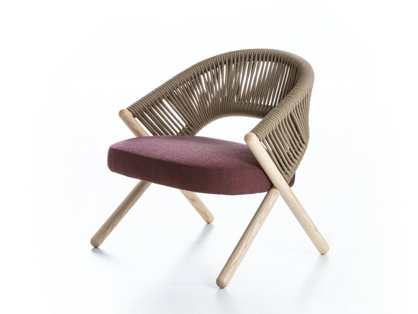 Веревочное кресло с подлокотниками Very Wood сестры ARCH-00141629