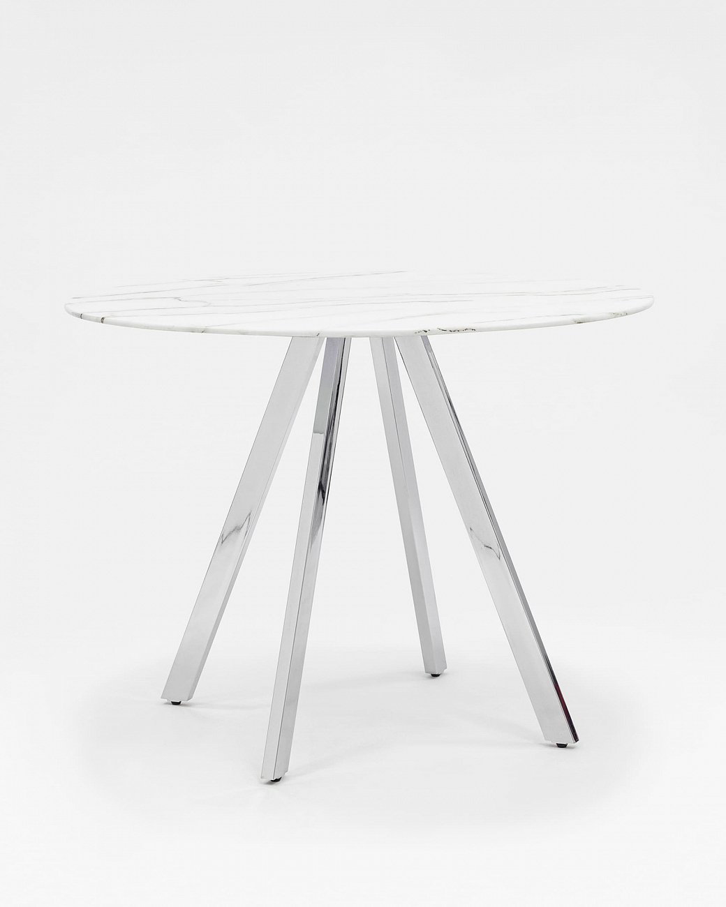 Обеденный стол круглый диаметр 100 см белый "Хьюстон" STOOL GROUP  00-3946099 Белый  - Вид №1