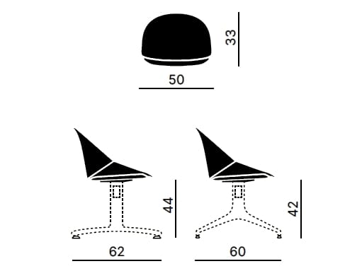 Сиденье на полу из полипропилена Kastel Kross ARCH-00078364 - Вид №5