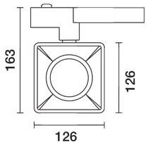 iGuzzini Настенная шайба из литого под давлением алюминия View opti beam lens square sun-id-1480966 - Вид №3