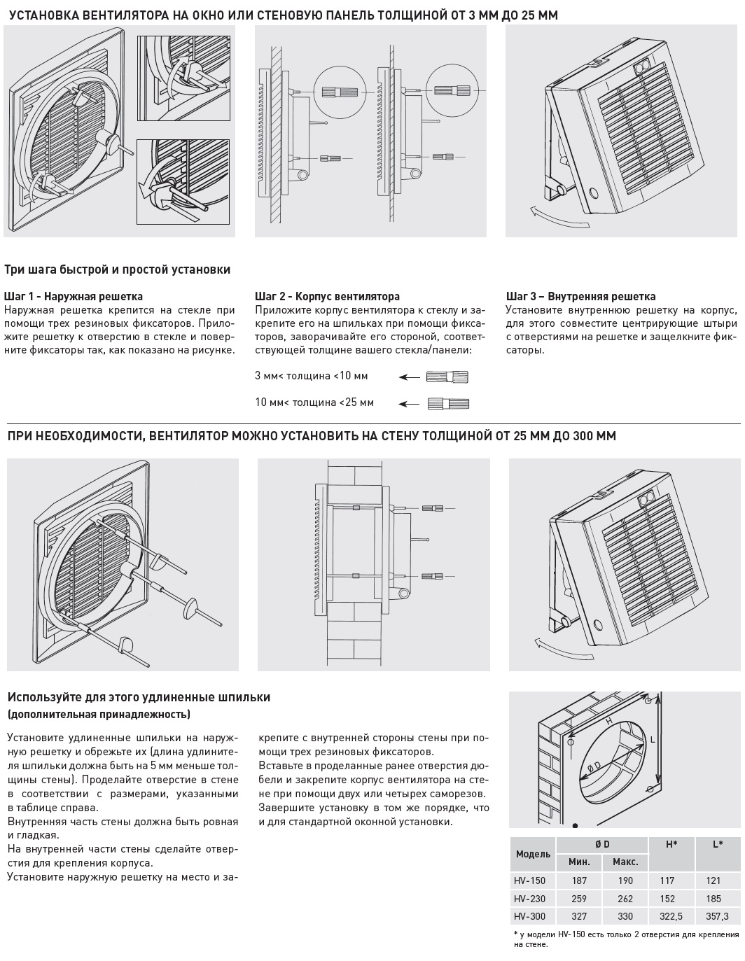 Оконный вентилятор Soler Palau HV-230 RC 5201503900 - Вид №2