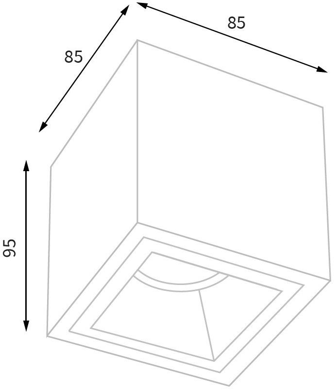 Essenzialed Алюминиевый светодиодный потолочный светильник sun-id-1372707 - Вид №2
