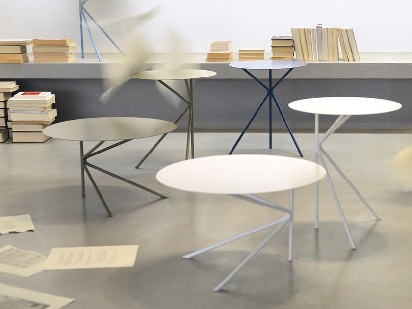 MEMEDESIGN Низкий круглый дизайнерский журнальный столик на контракт sun-id-1370179 - Вид №2