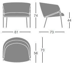 Segis Кресло с подлокотниками контрактное Hammer I231  - Вид №9