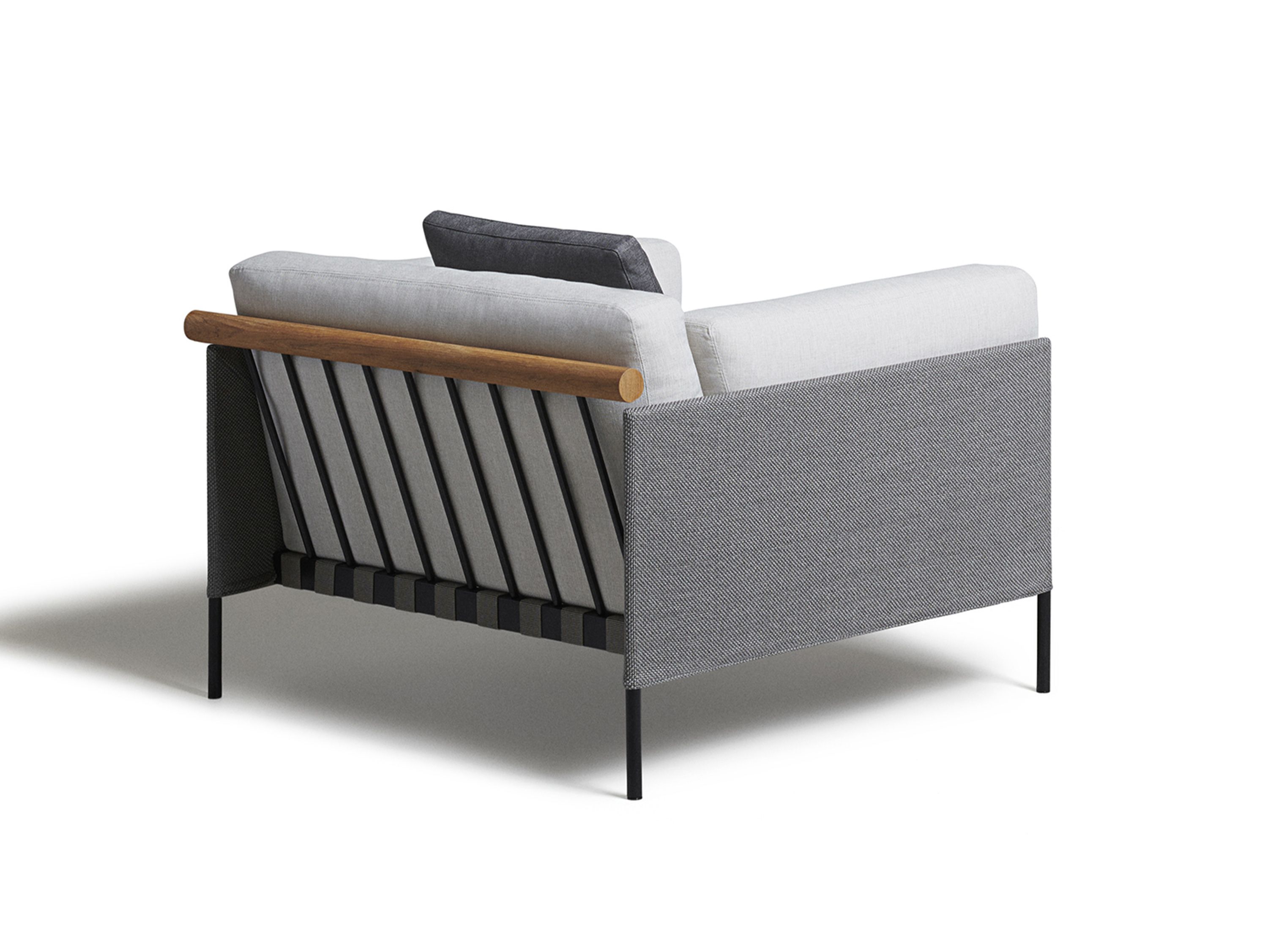 Съемное тканевое садовое кресло с подлокотниками DE PADOVA Étiquette Outdoor ARCH-00116731 - Вид №2