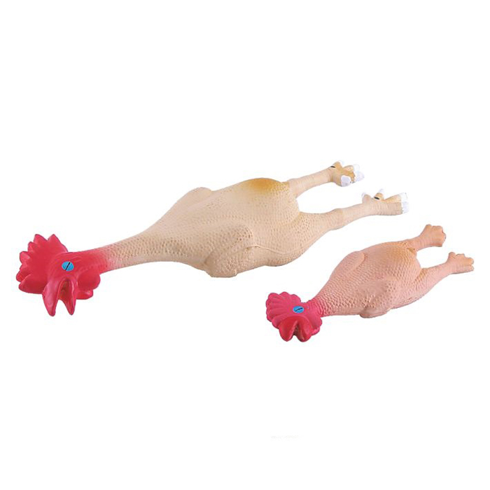 ПР0041401 Игрушка для собак Петух с пищалкой 40x10x7см латекс MAJOR 
