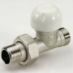 Вентиль НН для радиаторов термостатический с разъемным соединением TIEMME 1/2"-1/2"х16